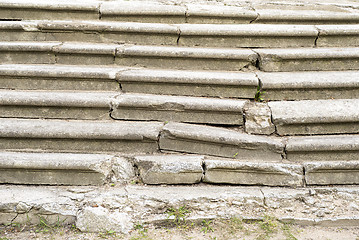 Image showing old cracked stairs