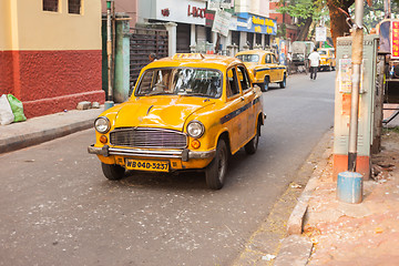 Image showing Taxi, Sudder Street, Kolkata