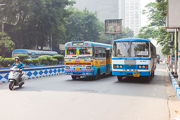 Image showing Kolkata (Calcutta) city bus