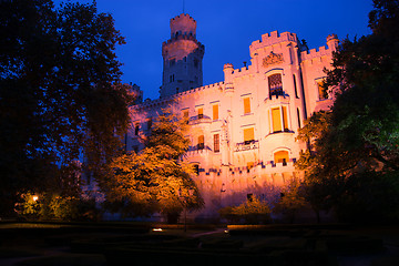 Image showing Hluboka nad Vltavou, South Bohemian, Czech Republic