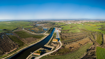 Image showing Aerial View of Cais da Ribeira de Pardelhas