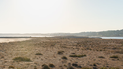 Image showing Breakwater in Alvor