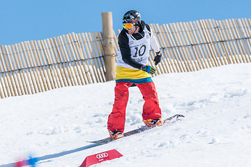 Image showing Michael Cruz during the Snowboard National Championships