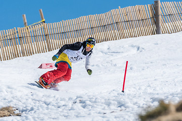 Image showing Michael Cruz during the Snowboard National Championships