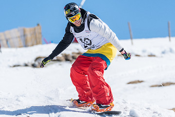 Image showing Michael Cruz during the Snowboard National Championships