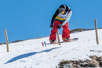 Image showing Michael Cruz during the Snowboard National Championships