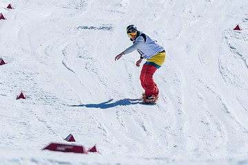 Image showing Michael Cruz during the Snowboard National Championships