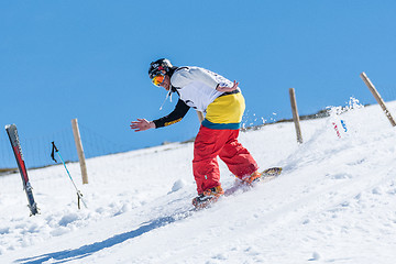 Image showing Michael Cruz during the Snowboard National Championships