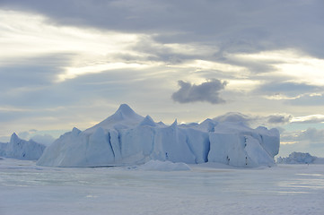 Image showing Beautiful view of icebergs in Snow Hill Antarctica