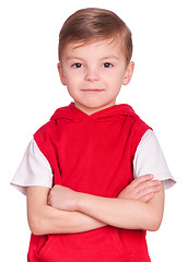 Image showing Portrait of caucasian little boy