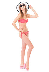 Image showing Girl posing in bikini