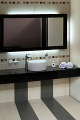 Image showing Marble bathroom