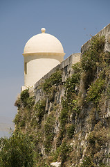 Image showing sentry post city gate malta