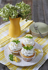 Image showing Lemon cupcakes