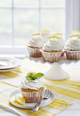 Image showing Lemon cupcakes