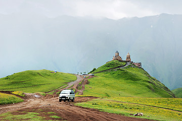 Image showing Trinity Church in Gergeti