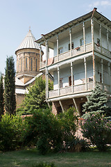 Image showing Old houses in Tbilisi