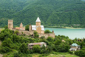 Image showing Medieval fortress Ananuri