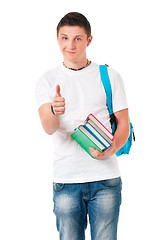 Image showing Teen boy student