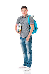 Image showing Full length student boy