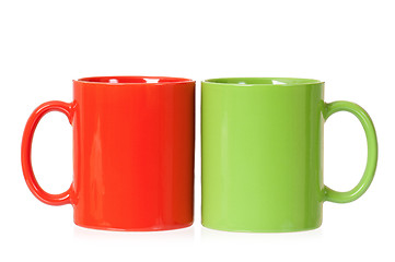 Image showing Two cups for tea