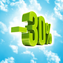 Image showing 30 Percent Sign