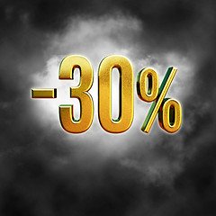 Image showing 30 Percent Sign