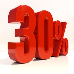 Image showing 30 Percent Sign