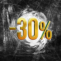 Image showing 30 Percent Sign