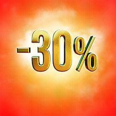 Image showing 30 Percent Sign