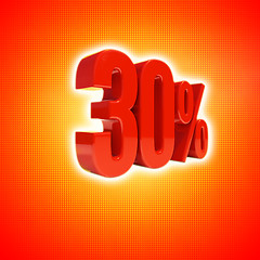 Image showing 30 Percent Sign