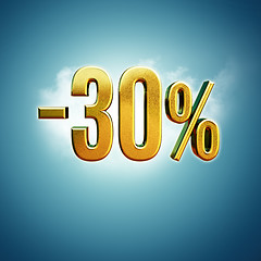 Image showing 30 Percent Sign