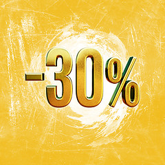 Image showing 30 Percent Sign