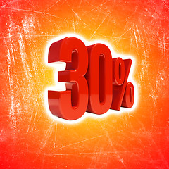 Image showing 30 Percent Sign