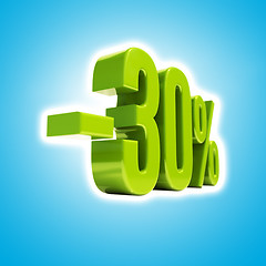 Image showing 30 Percent Sign