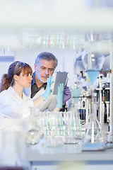 Image showing Health care researchers working in scientific laboratory.