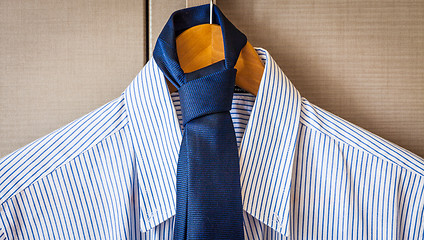 Image showing Business shirt ready for the trip