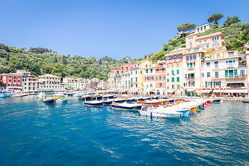 Image showing Portofino, Italy - Summer 2016 - view from the sea