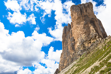 Image showing Landmark of Dolomites - Tre Cime di Lavaredo