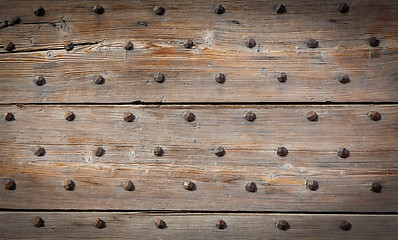 Image showing Old door background