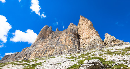 Image showing Landmark of Dolomites - Tre Cime di Lavaredo