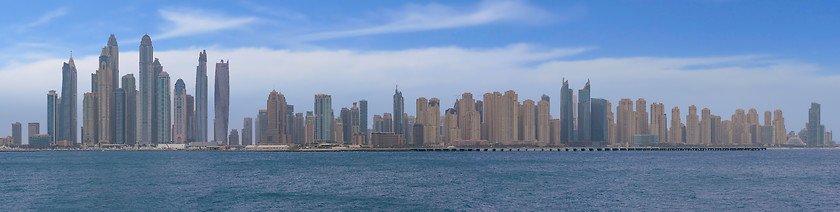 Image showing Panorama Dubai city UAE