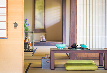 Image showing Traditional Interior Japanese Dining and Other Room.