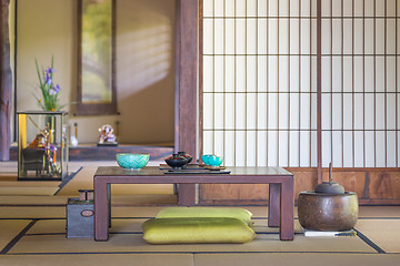 Image showing Traditional Interior Japanese Dining and Other Room.