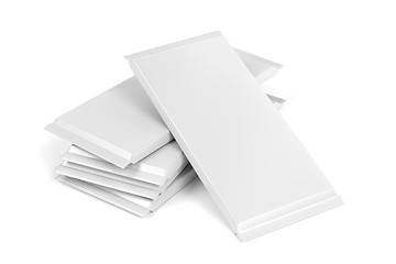 Image showing Blank chocolate bar packagings