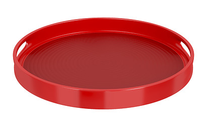 Image showing Empty plastic tray