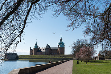 Image showing Springtime view of Kalmar Castle in Sweden