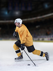 Image showing ice hockey player in action