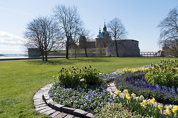 Image showing Kalmar Castle at springtime