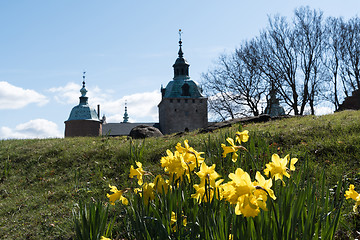 Image showing Springtime by the old castle